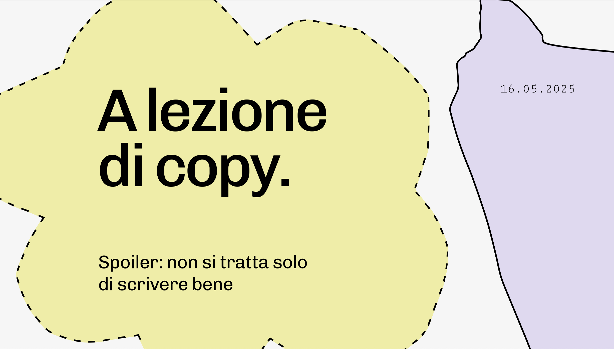 A lezione di copy